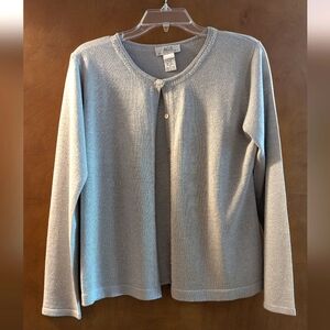 vintage AGB silk/lurex cardigan